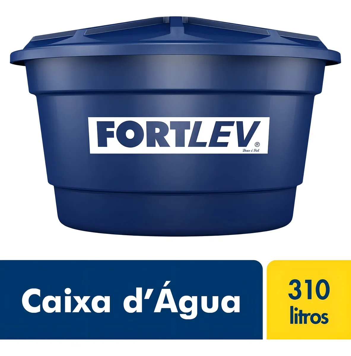 Tanque de água Fortlev Caixa d água vertical polietileno 310L versao 2