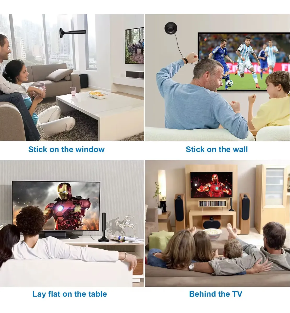 Antena Digital Copa Do Mundo Sbt Hdtv 4k Cabo 3m Tv Aberta versao 2