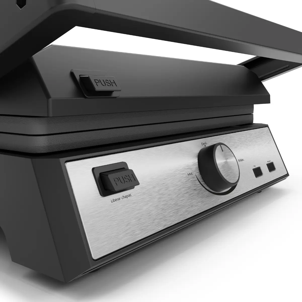 Grill E Sanduicheira 2 Em 1 Chapa Com Abertura 180° Pgr50a Philco Cor Preto versao 2